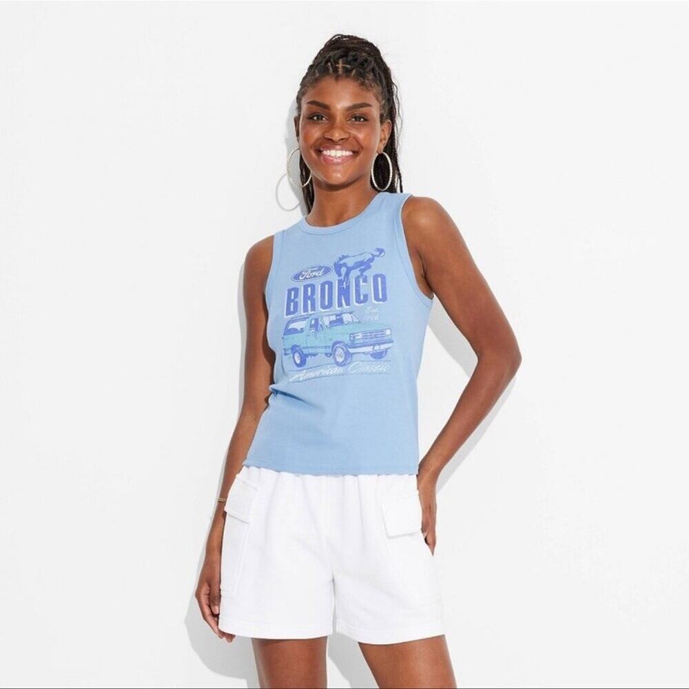 Bronco Classic Graphic Tank Top NWT